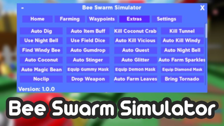 Bee Swarm Simulator Gui Best Roblox Exploit Scripts - weapon gui script roblox