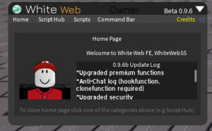 WHITE WEB FE