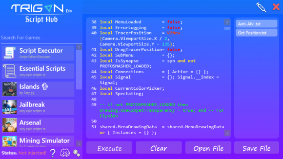 Trigon Best Roblox Exploit Scripts - new how to make a roblox exploit login visual studio c